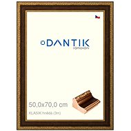 DANTIK frame 50 × 70, KLASIK brown plexi clear - Photo Frame