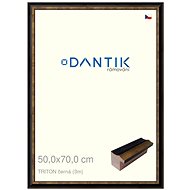 DANTIK frame 50 × 70, TRITON black plexi clear - Photo Frame