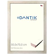 DANTIK frame 50 × 70, RETRO white plexi clear - Photo Frame