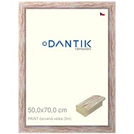 DANTIK frame 50 × 70, PAINT red large plexi clear - Photo Frame
