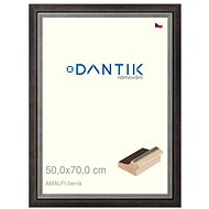 DANTIK frame 50 × 70, AMALFI black plexi clear - Photo Frame