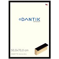 DANTIK frame 50 × 70, KASSETTE black plexi clear - Photo Frame