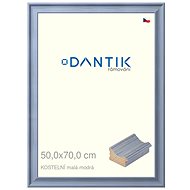 DANTIK frame 50 × 70, CHURCH small blue plexi clear - Photo Frame