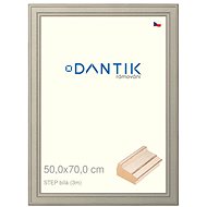 DANTIK frame 50 × 70, STEP white plexi clear - Photo Frame