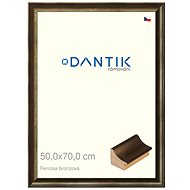 DANTIK frame 50 × 70, Ferrosa bronze plexi clear - Photo Frame