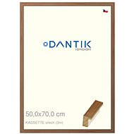 DANTIK frame 50 × 70, KASSETTE walnut plexi clear - Photo Frame