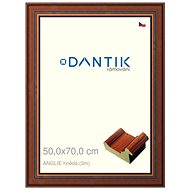 DANTIK frame 50 × 70, ENGLAND brown plexi clear - Photo Frame