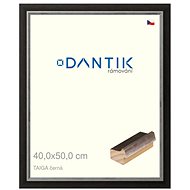 DANTIK frame 40 × 50, TAIGA black plexi clear - Photo Frame