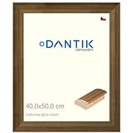 DANTIK frame 40 × 50, LEDVINKA walnut veneer plexi clear - Photo Frame