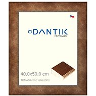 DANTIK frame 40 × 50, TOMAS bronze large plexi clear - Photo Frame
