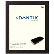 DANTIK frame 40 × 50, RETRO black plexi clear - Photo Frame