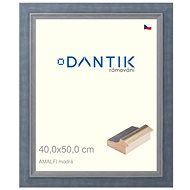 DANTIK frame 40 × 50, AMALFI blue plexi clear - Photo Frame