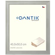 DANTIK frame 40 × 50, ANDRÉ large White plexi clear - Photo Frame