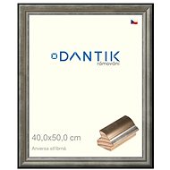 DANTIK frame 40 × 50, ANIVERSA silver plexi clear - Photo Frame