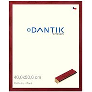 DANTIK frame 40 × 50, PIATTA dark pink plexi clear - Photo Frame
