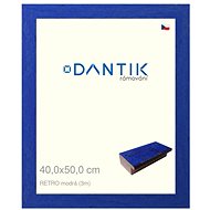 DANTIK frame 40 × 50, RETRO blue plexi clear - Photo Frame