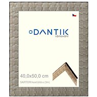 DANTIK frame 40 × 50, SARTORI bone. white with plexi clear - Photo Frame