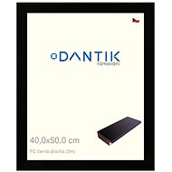 DANTIK frame 40 × 50, FC black flat plexi clear - Photo Frame