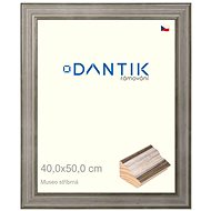 DANTIK frame 40 × 50, Museo silver plexi clear - Photo Frame