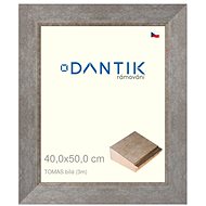 DANTIK frame 40 × 50, TOMAS white large plexi clear - Photo Frame
