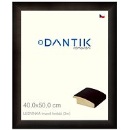 DANTIK frame 40 × 50, LEDVINKA dark brown plexi clear - Photo Frame