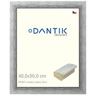 DANTIK frame 40 × 50, PAINT blue large plexi clear - Photo Frame