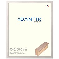 DANTIK frame 40 × 50, KASSETTE grey 3055 plexi clear - Photo Frame