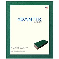 DANTIK frame 40 × 50, RETRO green plexi clear - Photo Frame