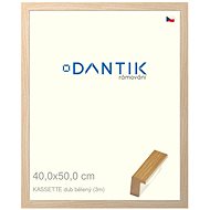 DANTIK frame 40 × 50, KASSETTE bleached oak plexi clear - Photo Frame