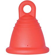Me Luna Classic Shorty with eyelet, red - Menstrual Cup