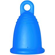 Me Luna Classic with eyelet, blue - Menstrual Cup