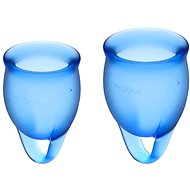 Satisfyer 2pack Menstrual Cups Feel Confident Blue - Menstrual Cup