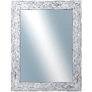 DANTIK Mirror in frame 70 × 90 cm Travertino silver - Mirror