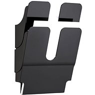 DURABLE flexiplus 2, black, A4 portrait, wall mounted - Magazine Rack