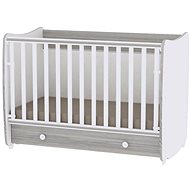 Multifunctional Cot Lorelli DREAM NEW 120x60CM WHITE/ARTWOOD - Cot