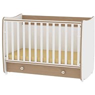 Multifunctional Cot Lorelli DREAM NEW 120x60CM WHITE/BEECH - Cot
