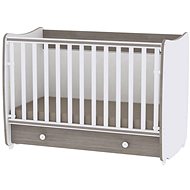 Multifunctional Cot Lorelli DREAM NEW 120x60CM WHITE/COFFEE - Cot