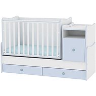 Multifunctional Cot Lorelli TREND PLUS NEW WHITE/BLUE - Cot
