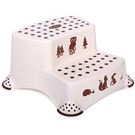 Double step to the toilet/washbasin Lorelli FOREST CAPPUCCINO - Stepper