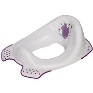 Baby toilet seat Lorelli ANATOMIC HIPPO WHITE - Children's toilet training seat