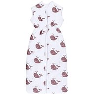 Winter sleeping bag 105 CM RANFORCE WHALES BEIGE - Children's Sleeping Bag