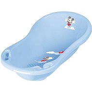 Baby bath tub Lorelli DISNEY 84 CM with stopper BOY LIGHT BLUE - Baby Bathtub