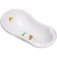 Baby bath tub Lorelli DISNEY 100 CM with stopper BEAR WHITE - Baby Bathtub