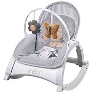 Lorelli ENJOY 2in1 rocking chair ZA ZA GREY - Baby Rocker