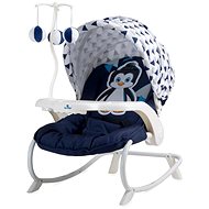Lorelli DREAM TIME BLUE&WHITE PENGUIN - Baby Rocker