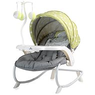 Rocking chair Lorelli DREAM TIME GREEN&GREY ELEPHANT - Baby Rocker