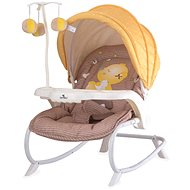 Lorelli DREAM TIME BEIGE&YELLOW MY BABY - Baby Rocker