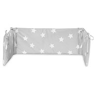 Lorelli RANFORCE STARS GREY crib mantinel - Crib Bumper
