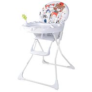 Dining chair Lorelli JOLLY WHITE RACING FRIENDS - High Chair