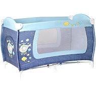 Travel cot Lorelli DANNY 1 LAYER BLUE HELICOPTER - Travel Bed
